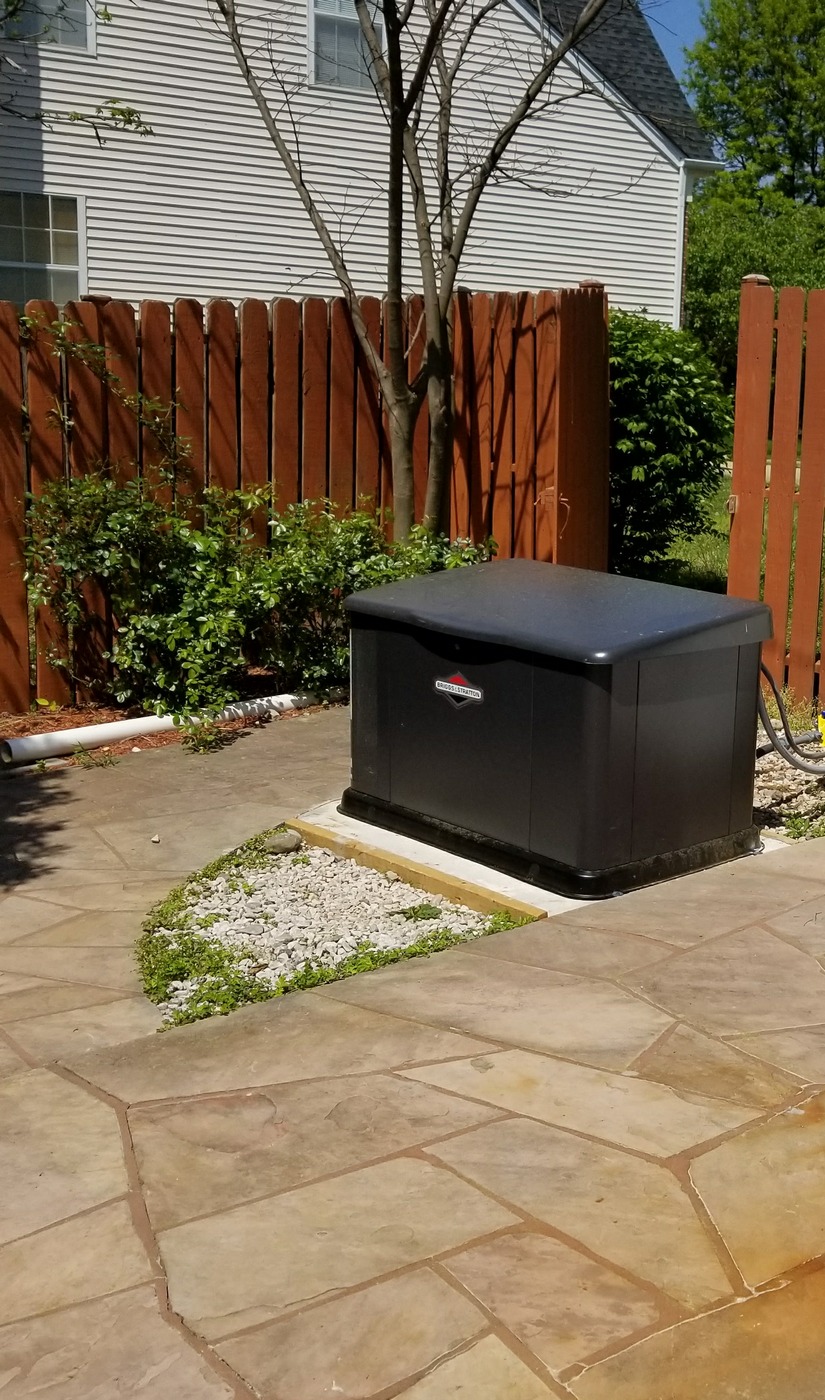 Standby Generator Picture of a standby generator installed